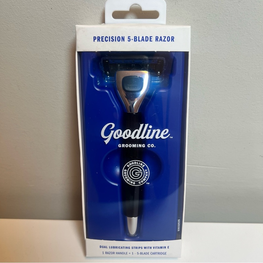 Men’s Precision 5-Blade Razor – Black & Silver
